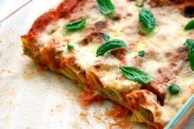 Cannellonis farcis aux aubergines et courgettes au Thermomix