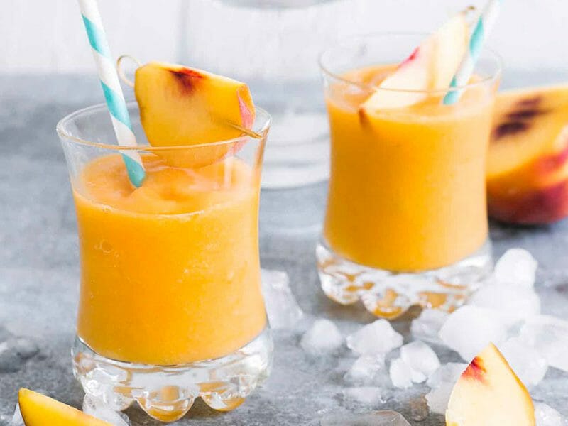 Cocktail nectarines et ananas au Thermomix