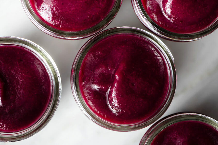 Compote pommes myrtilles au Thermomix Cookomix