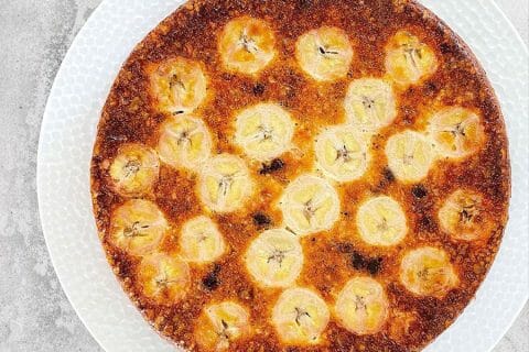 Gâteau de flocons d?avoine à la banane