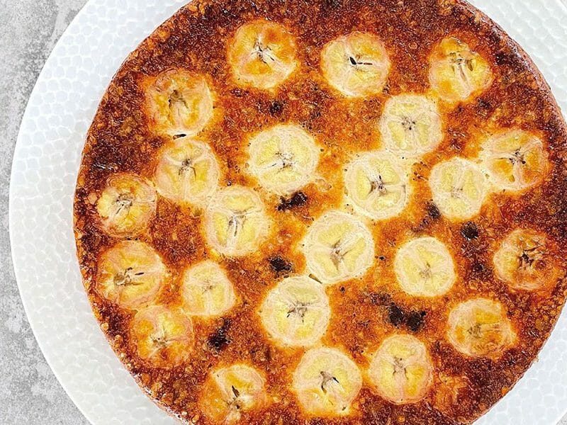 Gâteau de flocons d’avoine à la banane au Thermomix