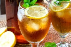 Sirop de thé glacé – Ice tea citron menthe au Thermomix