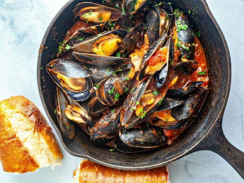 Moules sauce piquante au Thermomix