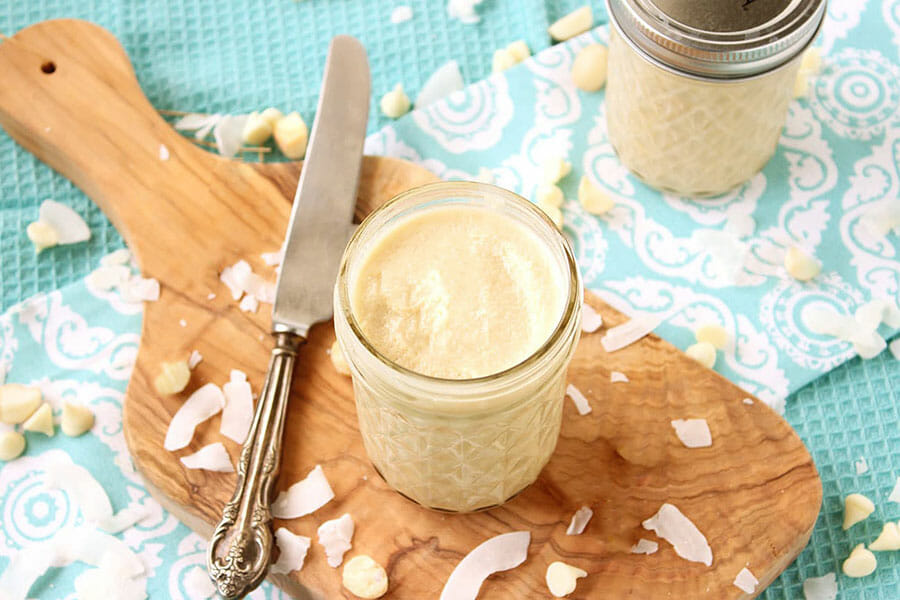 Pâte à tartiner Raffaello au Thermomix - Cookomix