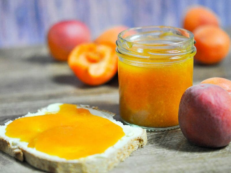 Confiture pêches et abricots au Thermomix