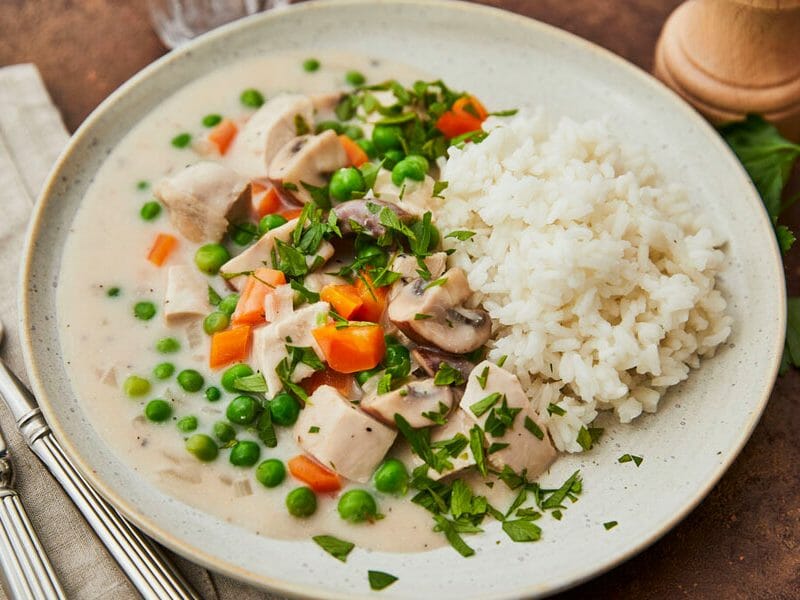 Fricassée de poulet au Thermomix