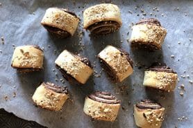 Roulés choco et noisettes au Thermomix