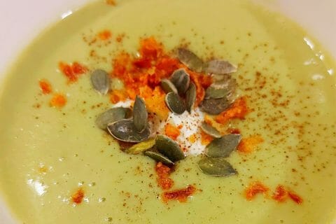 Velouté de verts de poireaux