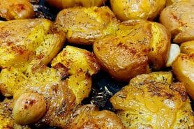 Smashed potatoes au Thermomix