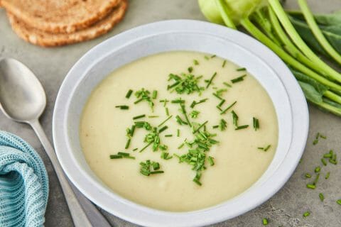 Velouté de chou-rave au parmesan