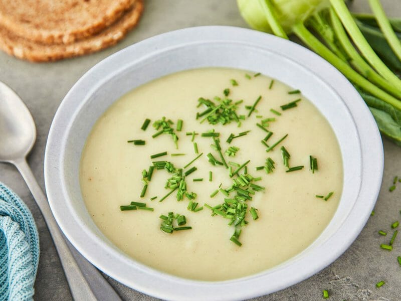 Velouté de chou-rave au parmesan au Thermomix