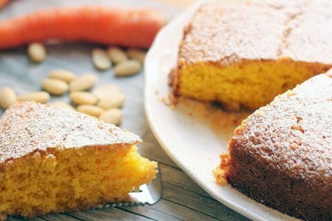 Gâteau aux carottes et aux amandes