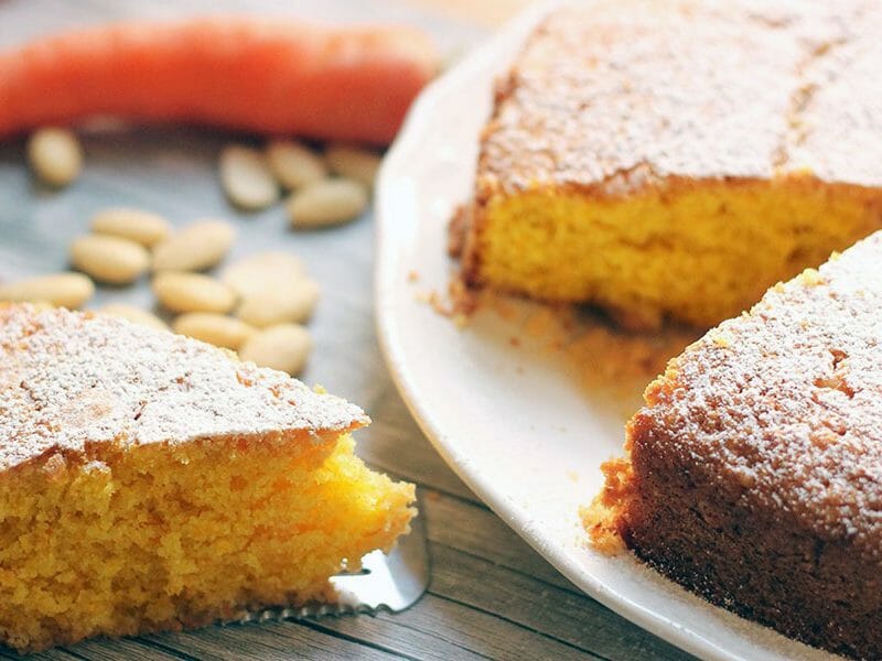 Gâteau aux carottes et aux amandes au Thermomix