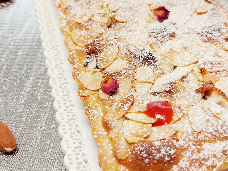 Tarte amandine aux fruits rouges au Thermomix