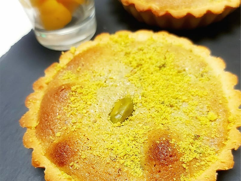 Tartelettes amandine pistache mangue au Thermomix