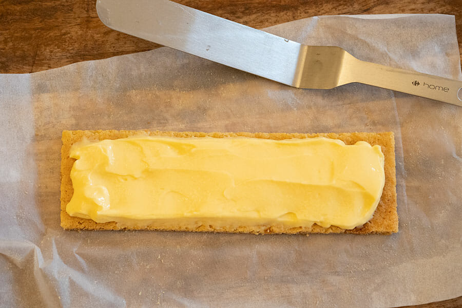 Sablé breton et crème au citron