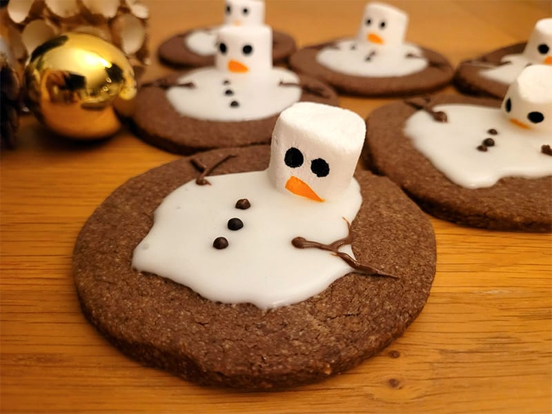 Sablés bonhomme de neige fondu au Thermomix