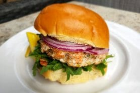 Burger au saumon au Thermomix