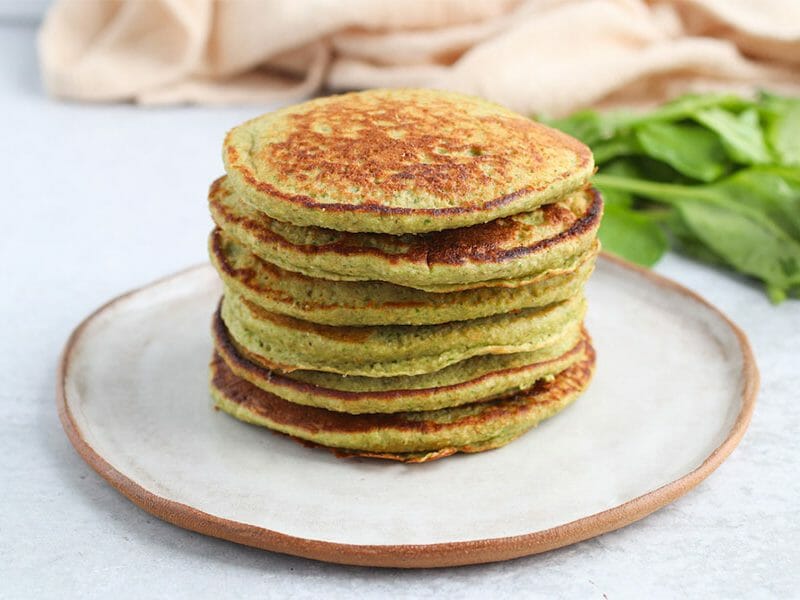 Pancakes banane et épinards au Thermomix