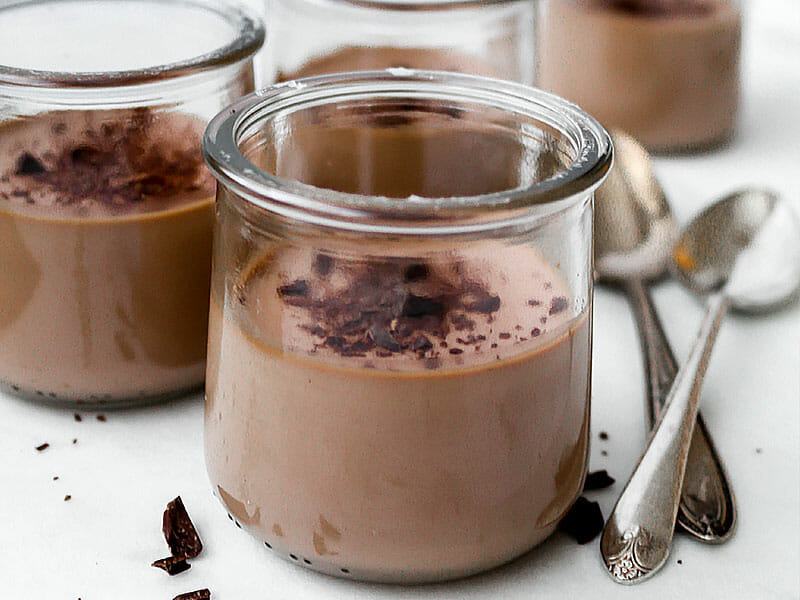 Panna cotta au chocolat au Thermomix