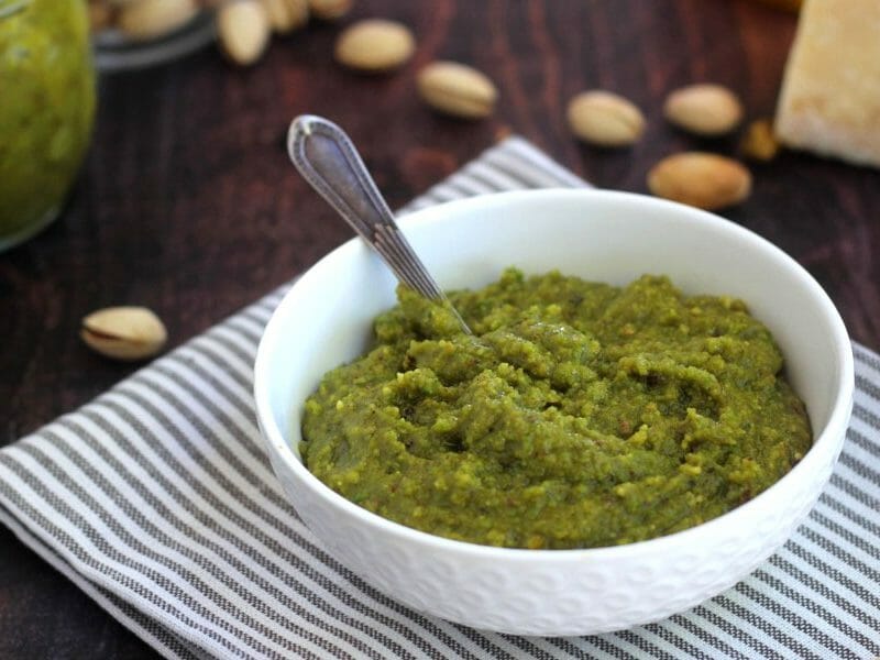 Pesto de pistache au Thermomix