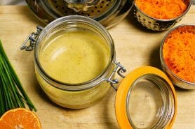 Vinaigrette vitaminée clémentine miel au Thermomix