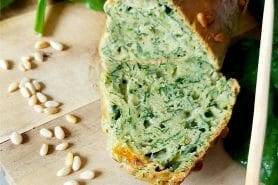 Cake aux épinards, mozzarella et pesto au Thermomix