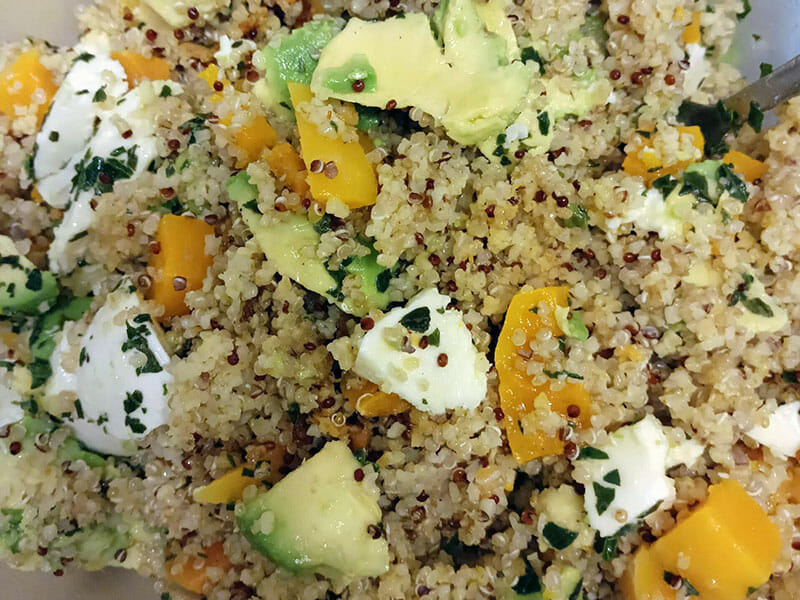 Salade de quinoa et patate douce au Thermomix