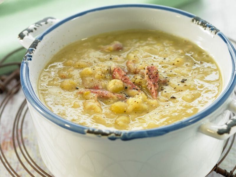 Soupe à l’orge et aux haricots blancs au Thermomix