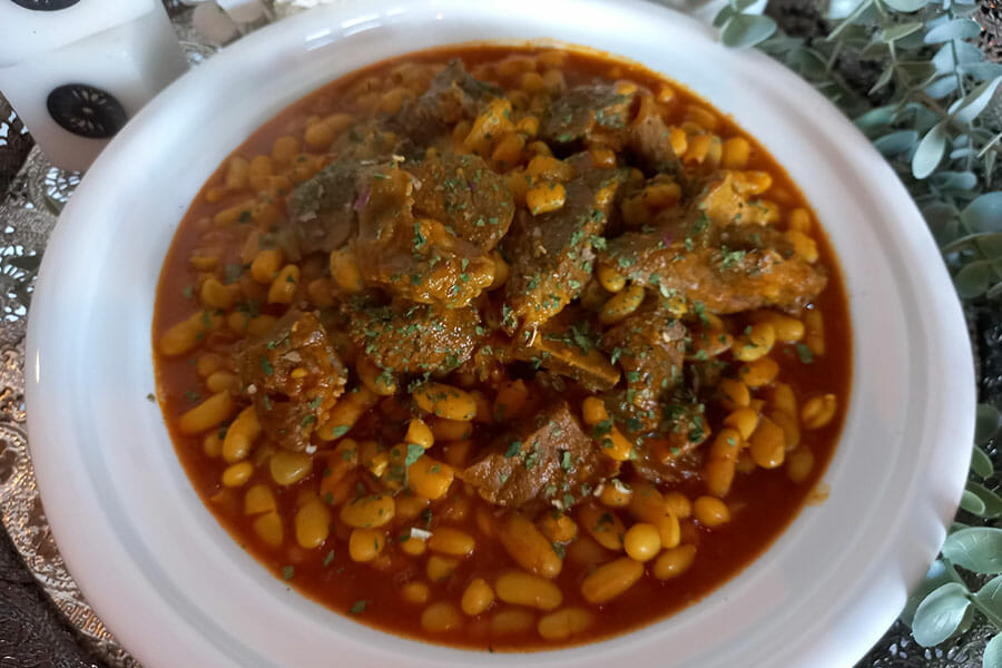 Tajine de haricots lingots blancs au Thermomix Cookomix