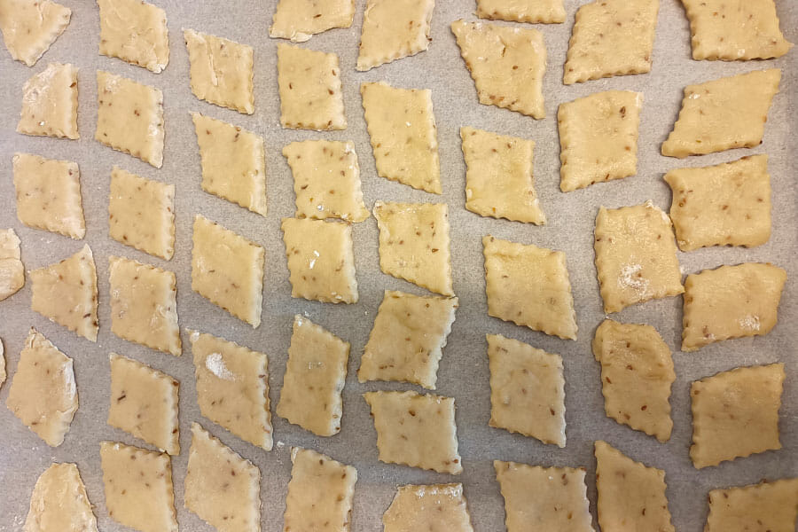 Découpe des canistrelli