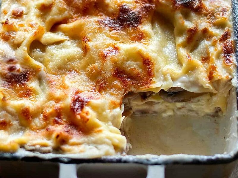 Lasagnes aux champignons au Thermomix