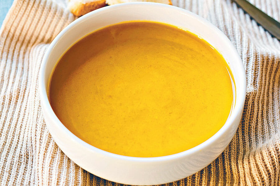 Velouté de mais et patate douce au Thermomix - Cookomix