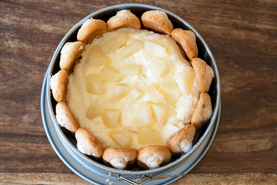 Charlotte poire chocolat au Thermomix - Cookomix