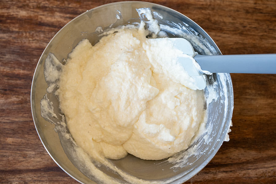 Mousse de poire Thermomix après mélange