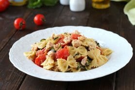 Salade de pâtes au thon, courgettes et tomates cerises au Thermomix