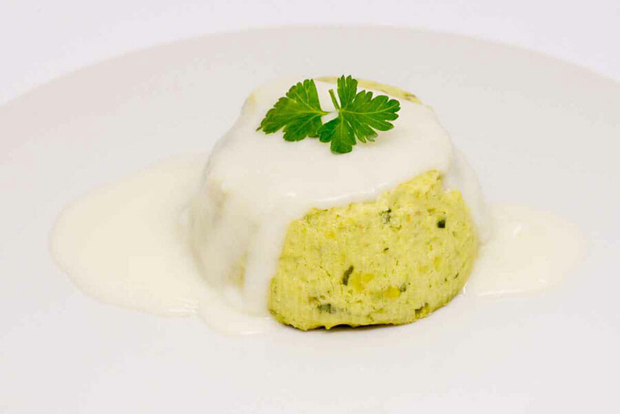 Timbales d'asperges sauce parmesan au Thermomix Cookomix