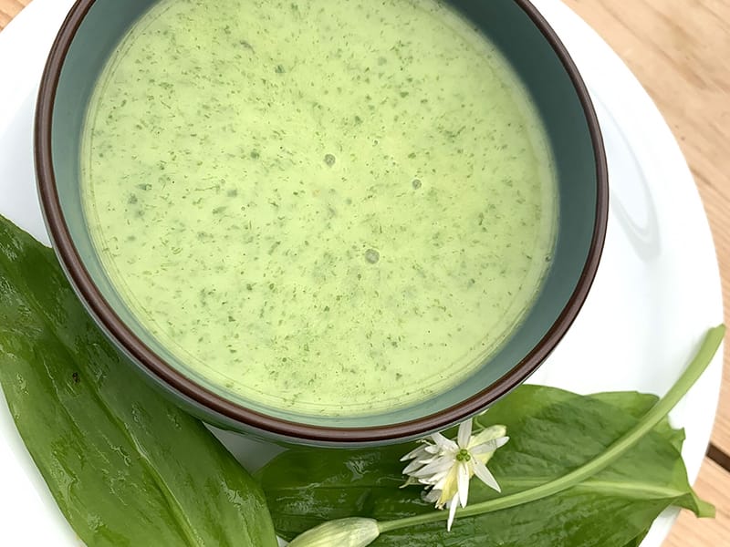 Velouté à l’ail des ours au Thermomix