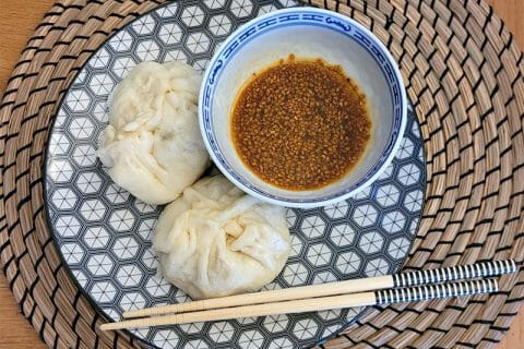 Wang mandu ? petits pains farcis à la vapeur