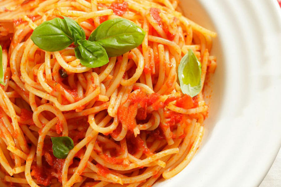 Pâtes aux tomates et poivrons au Thermomix Cookomix