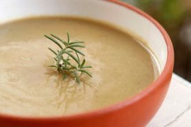 Velouté d’aubergines grillées au Thermomix