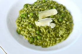 Risotto aux épinards et petits pois au Thermomix