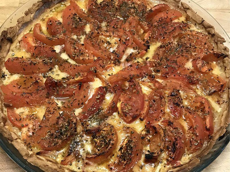 Tarte tomates et jambon au Thermomix