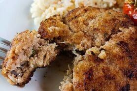 Steak haché de boeuf au fromage au Thermomix