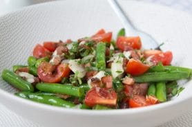 Salade de haricots verts et tomates cerises au Thermomix
