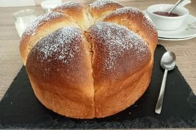 Brioche au yaourt et à la vanille au Thermomix