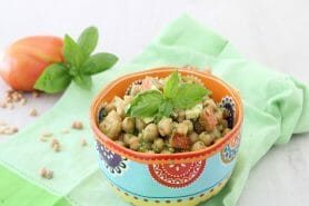 Salade de pois chiches au pesto au Thermomix