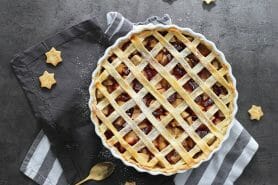 Tarte aux prunes et poires au Thermomix