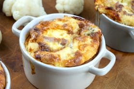 Flan de chou-fleur au gorgonzola au Thermomix