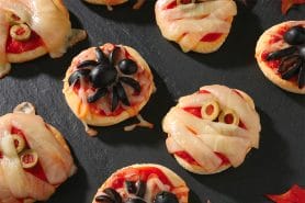 Mini pizzas Halloween au Thermomix
